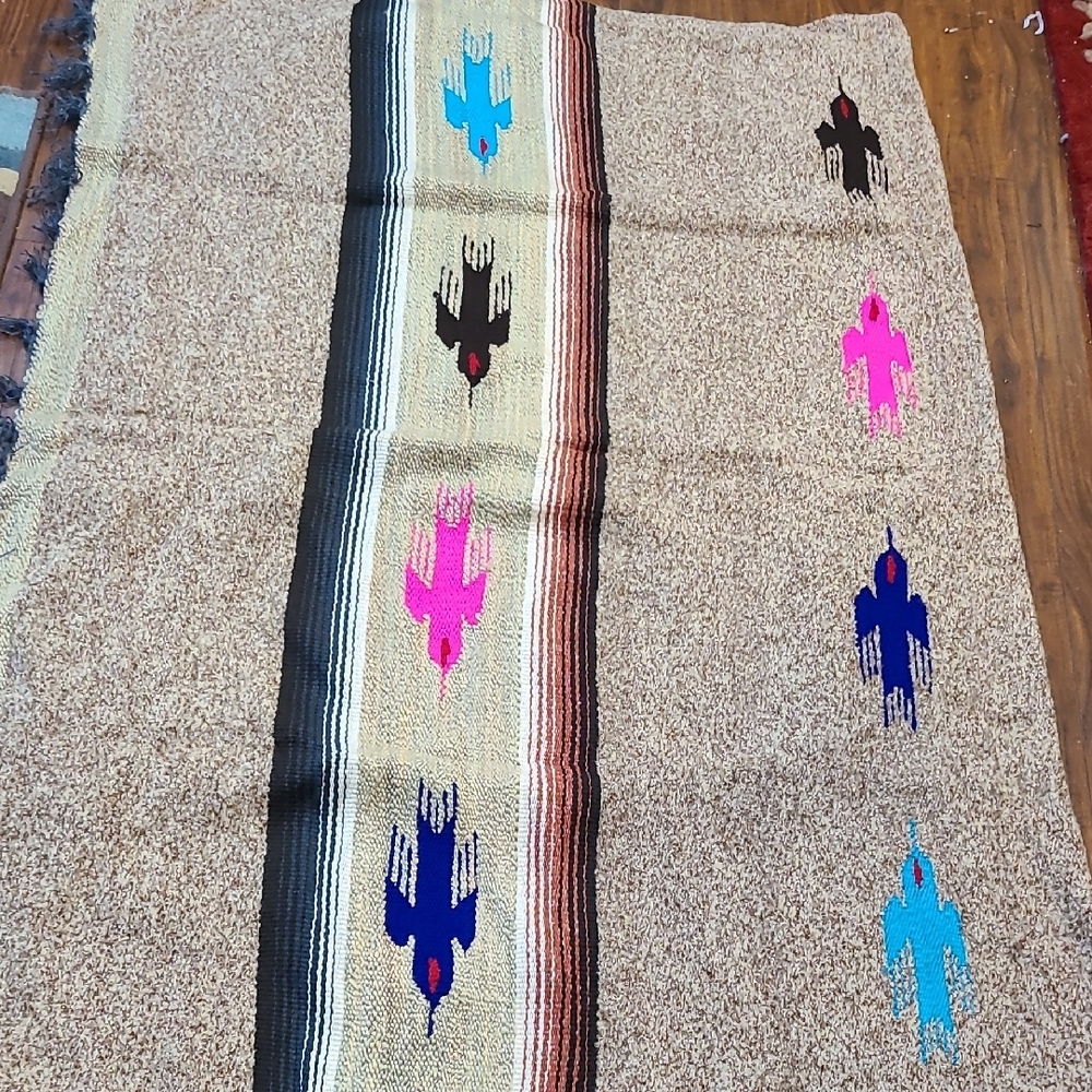 Multicolor Patterned  Blanket